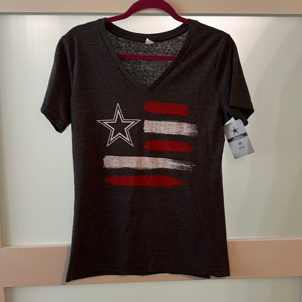 NWT Dallas Cowboys American Flag Tshirt